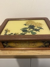 Japanese Glass Topped Wooden