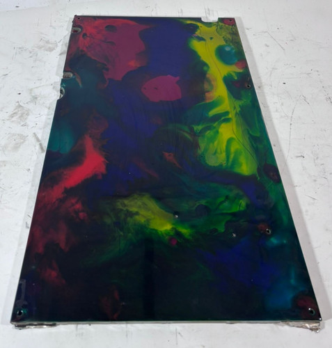 Aircraft panel with abstract - panel,