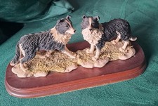 Border Collie Pair By LEONARDO 1994