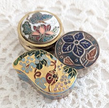 3 x Vintage Chinese Cloisonne