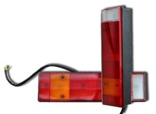 2 x CLASSIC REAR LIGHTS TAIL 7 FUNCT. LAMPS COMMERCIAL VEHICLES TRUCK LORRY MAN