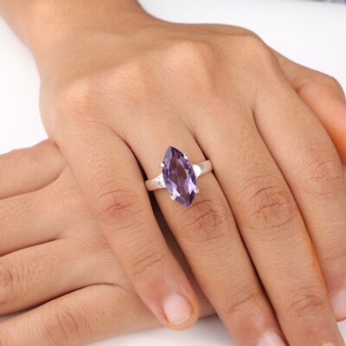 Iolite gemstone 925 - gemstone, sterling