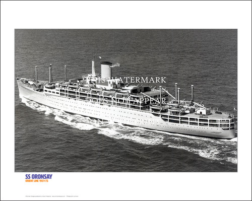 Oronsay orient line ship - line,