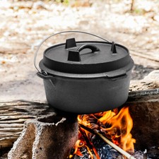 LARGE Cast Iron Dutch Oven