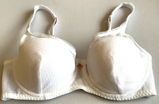 Urban Dusk White Bra Size 34C Lace Rose Gold Trim Excellent Condition Lovely