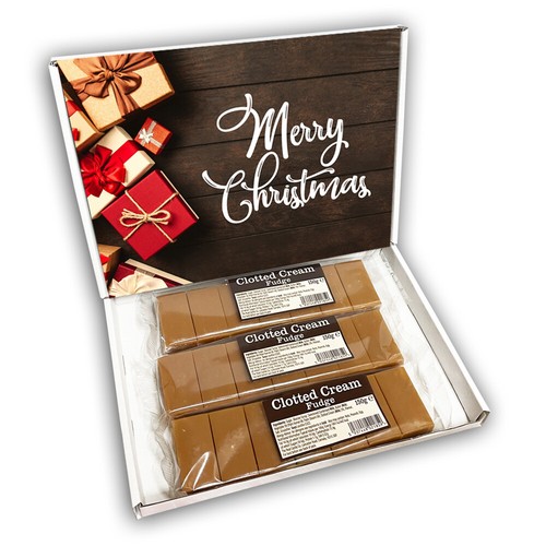 Fudge bars christmas gift - x,