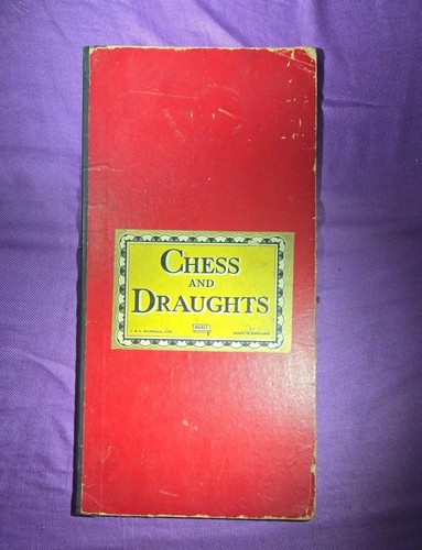 Vintage chess and draughts - vintage,