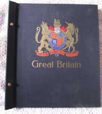 DAVO Great Britain Hingeless Stamp Album Vol I With Some Used Stamps (1952-85).