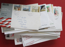 150 Plus Circa 1980s First Day Covers Great Britain Elizabeth II Commemorative U