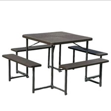 Square Picnic Table Set - 8