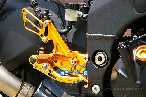 Cnc rearset foot pegs - pegs, rear