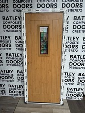 NEW EXTERNAL IRISH OAK SOLID CORE COMPOSITE DOOR 915x2120mm *1673