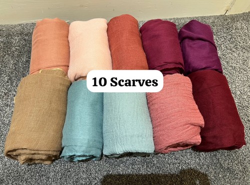 Scarves hijabs job lot - 10,