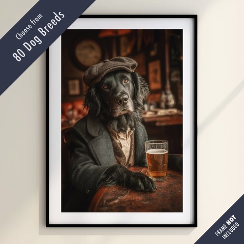 Funny dog drinking beer the - beer, at