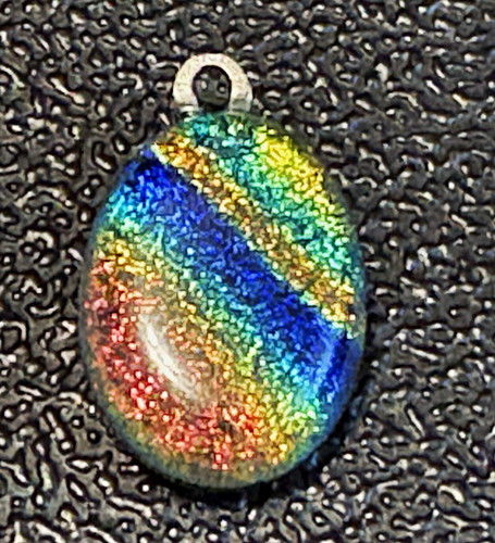 Handcrafted oval pendant - oval,
