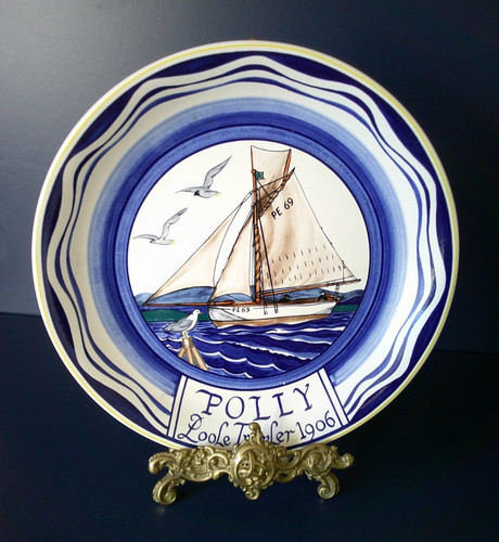 Poole pottery - pottery, trawler