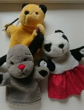 Sooty Sweep Sue Hand Puppets