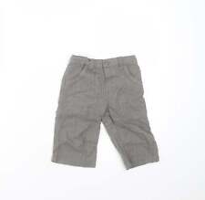 Matalan Boys Grey Linen Blend Trousers Size 2-3 Years