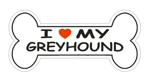 Love greyhound bumper - love,