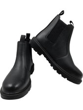 Grafters M808A Black Leather Work Boots Size UK 10 T2650 W6