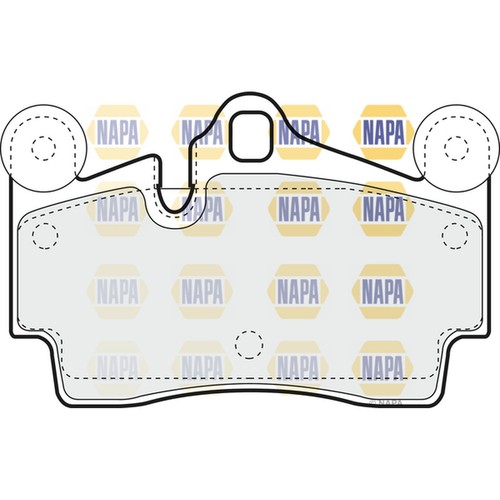 Brake pads set for touareg - set,