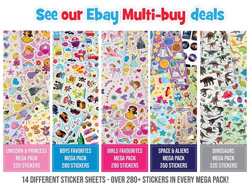 Kids sticker sheets party - sticker,