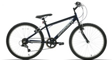 Ammaco Cobra 24" Wheel Boys Kids Bike  Light Alloy Frame 6 Speed Blue Age 8 +