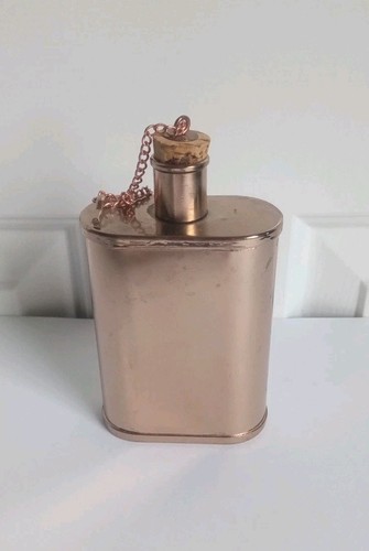 Sharper image copper flask 9oz - sharper,