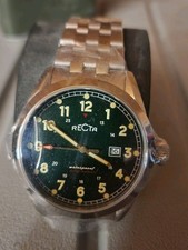 Recta mens watch has stainless