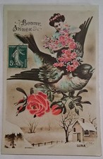 Postcard fantasy - happy new