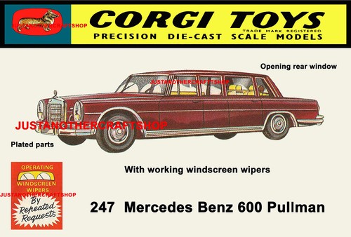 Corgi toys 247 mercedes 600 - corgi,