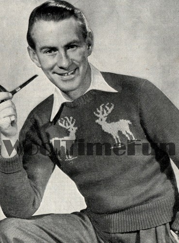 Knitting pattern vintage 1940s - knitting,