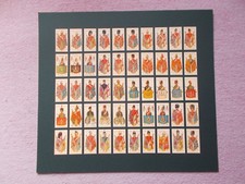 CIGARETTE CARDS MOUNTED -