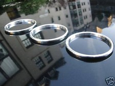 ROVER 200 45 MG MGF MGTF HEATER RINGS ALLOY ALUMINIUM SET