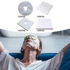 100Pcs Disposable Face Cradle Covers for Massage Chairs Massage Therapists