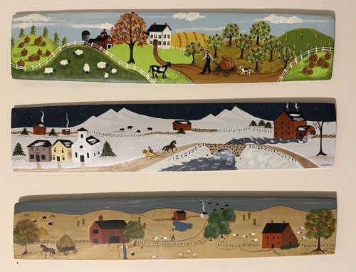 Rare vintage hand - vintage, painted