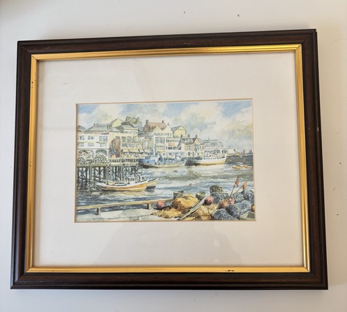 Framed print bridlington - framed,
