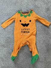 Halloween baby grow with