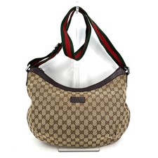 Auth GUCCI Shoulder Bag Half