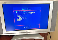 BUSH PORTABLE 17” WIDESCREEN TV, SILVER LCD17TV004