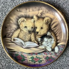 FRANKLIN  MINT PORCELAIN COLL. PLATE. BEDTIME STORY by Sue Willis.  L.E. GA-1990