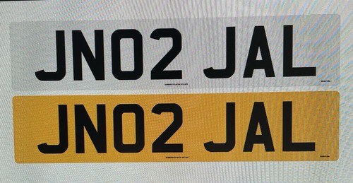 Personalised number plate - number,