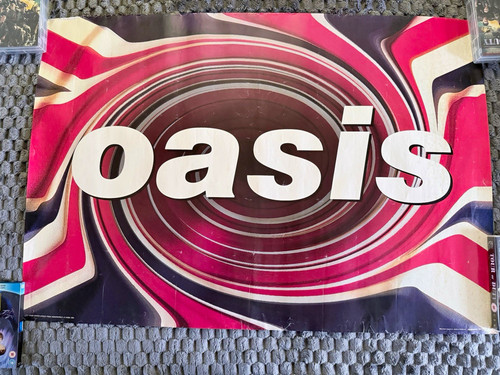 Oasis original 1994 union jack - oasis,