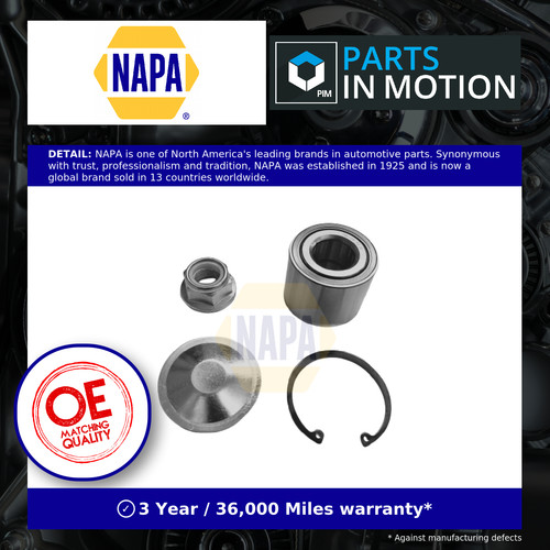 Wheel bearing kit - kit, fits