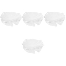  4 Pieces Maid Headpiece White Hat Lace Cap Women Cosplay Costume