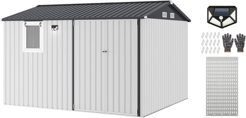Metal outdoor storage shed - ,