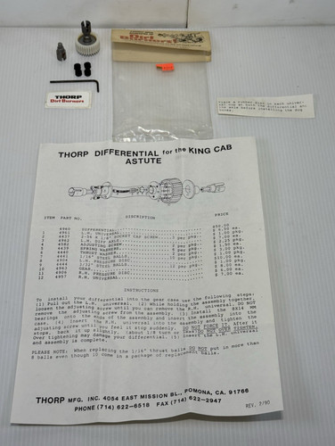 Nos vintage thorp 4960 tamiya - vintage,