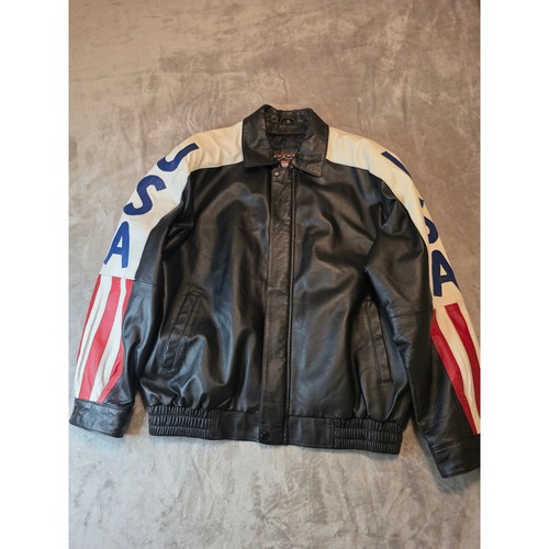 Interstate leather bomber - interstate,