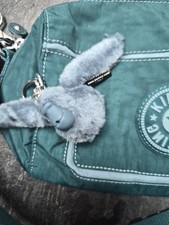 Kipling Radana Green Crossbody Bag with Monkey Charm Rrp £115 New Inc Postage