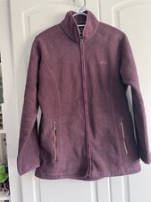 Ladies Musto fleece Coat UK Size 16 Plum